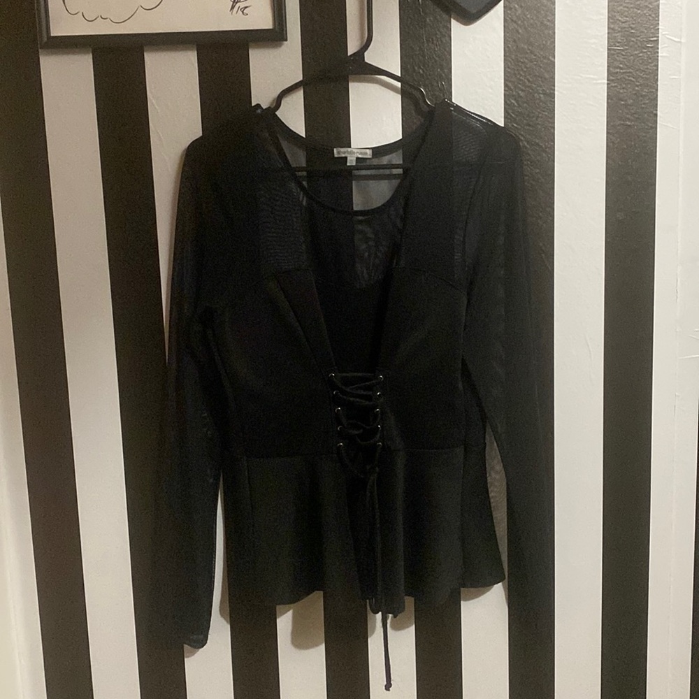 Mesh top Gothic shirt